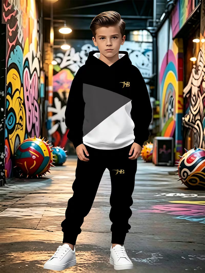 Boys' Two-Piece Autumn/Winter Casual Pants