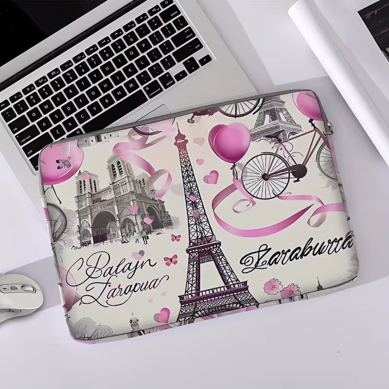 Tower Printed Laptop Bag