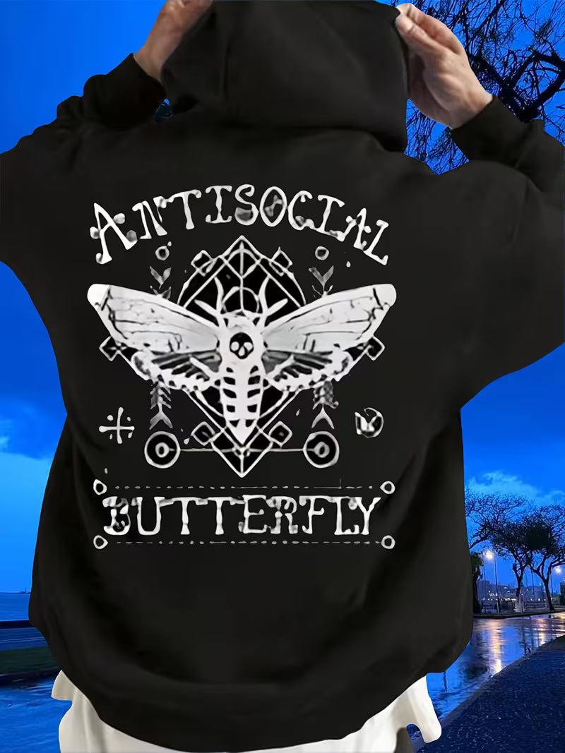 Funny Antisocial Butterfly 2026 Sweatshirt