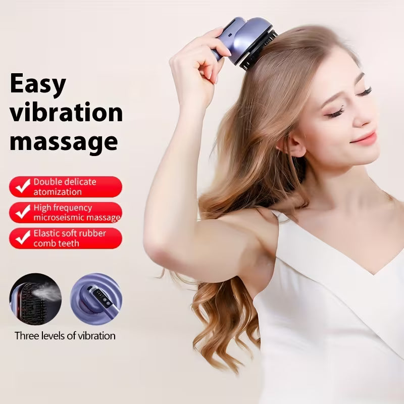 Multifunctional Electric Spray Scalp Massage Comb