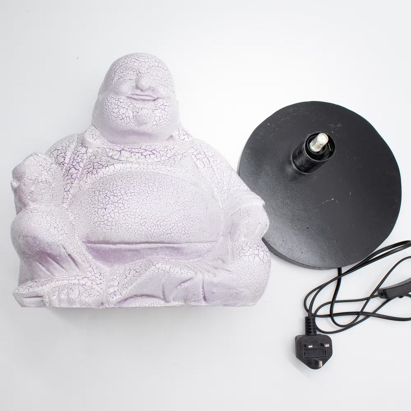 Laughing Buddha Lamp Dragonfruit - Round Stand