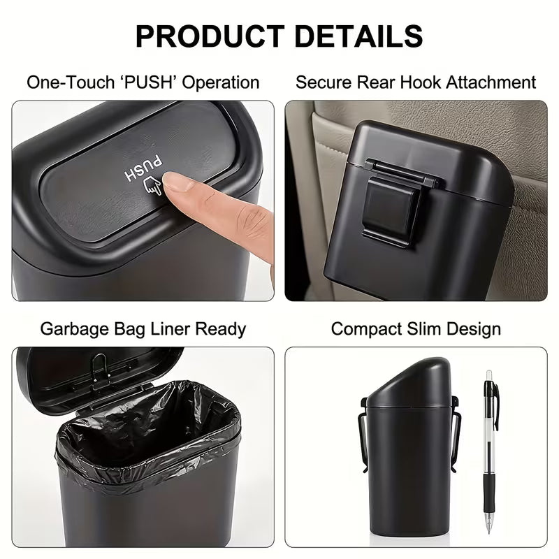 4pcs Car Trash Can