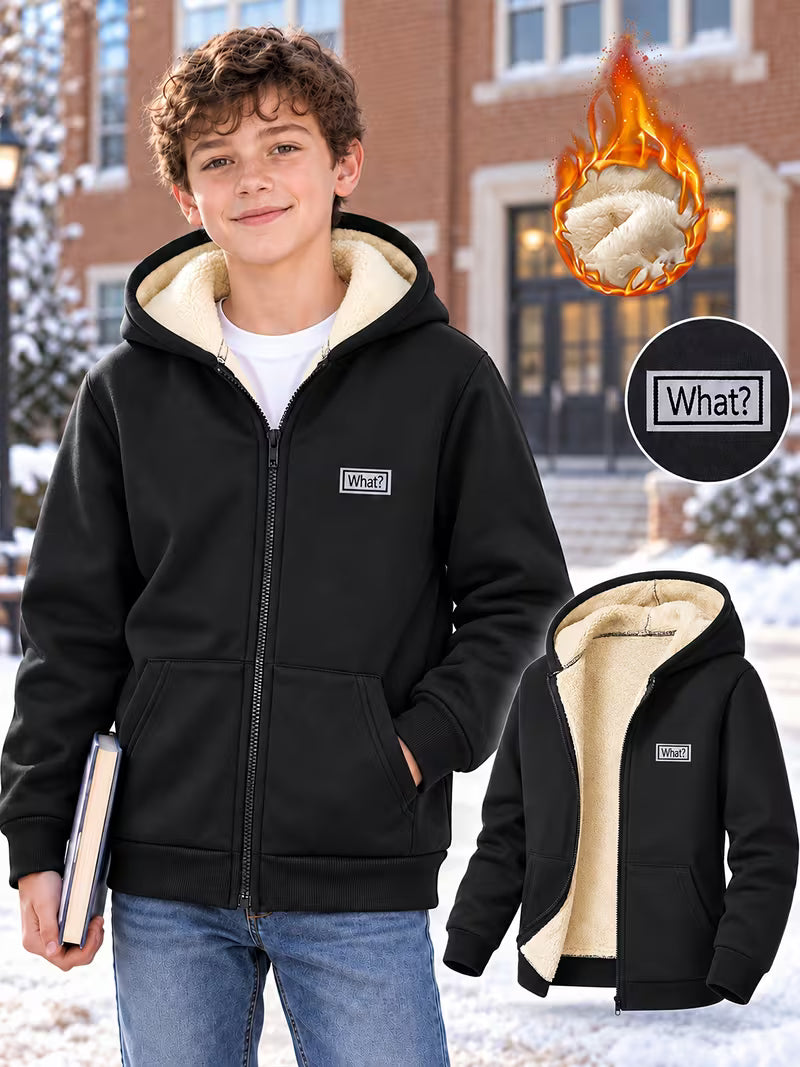 Boys' Thickened Warm Jacket