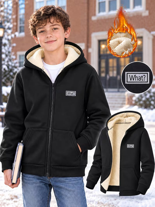 Boys' Thickened Warm Jacket