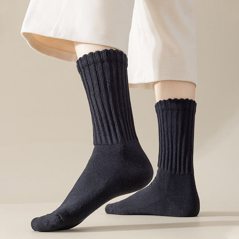Women's 3 Pairs of Comfortable, Warm And Versatile Trendy Stocking Socks