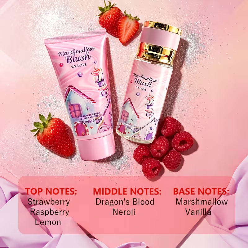 2pcs Marshmallow Blush Fragrance Care Set