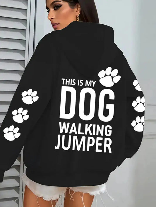 Women'S Plus Size Oversized Hooded Sweater