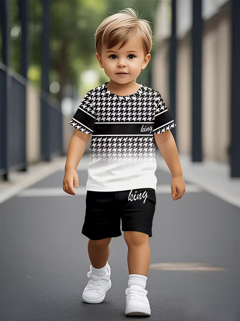 Summer Short-sleeved Set for Boys