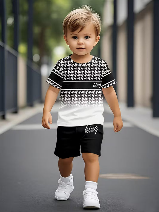 Summer Short-sleeved Set for Boys