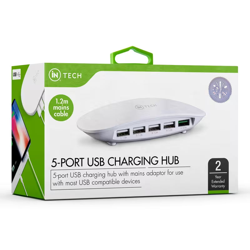 5-Port USB Charging Hub