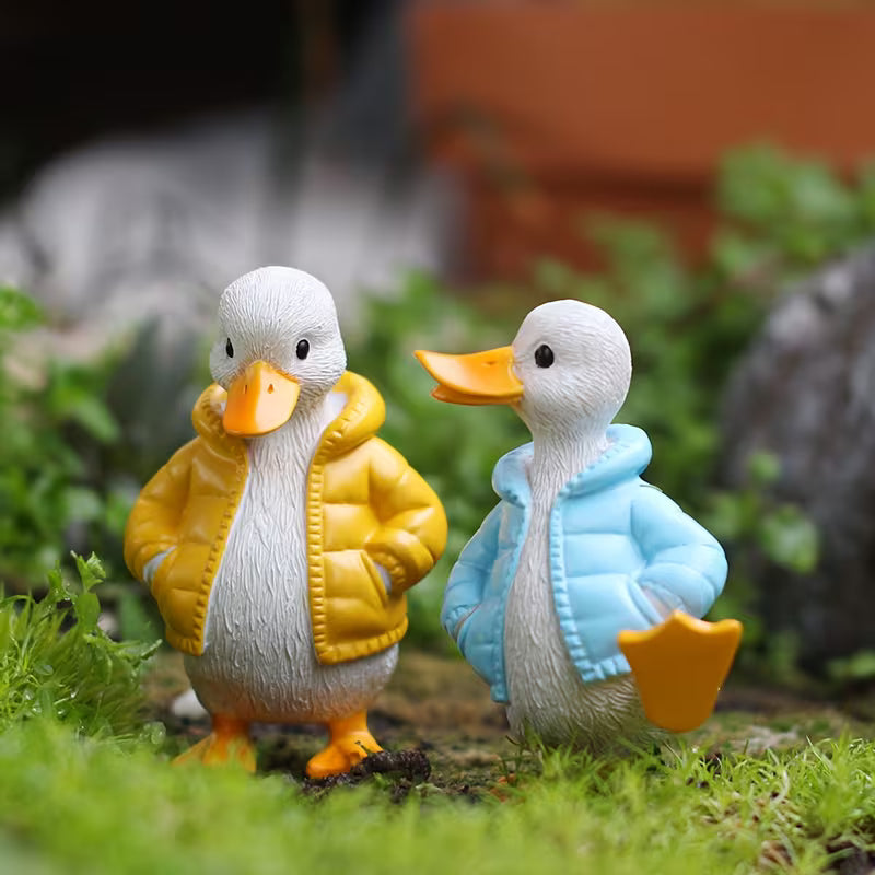 2 Duck Ornaments