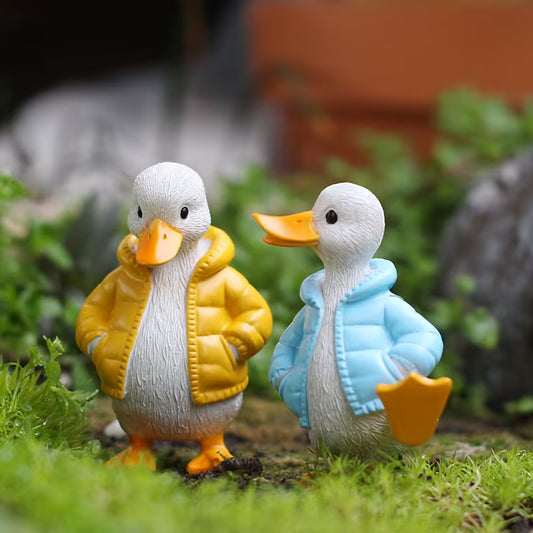 2 Duck Ornaments