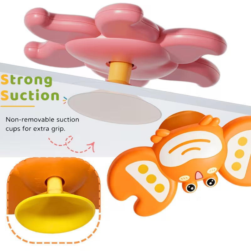 Grab & Spin Baby Rattle Rotating Toys