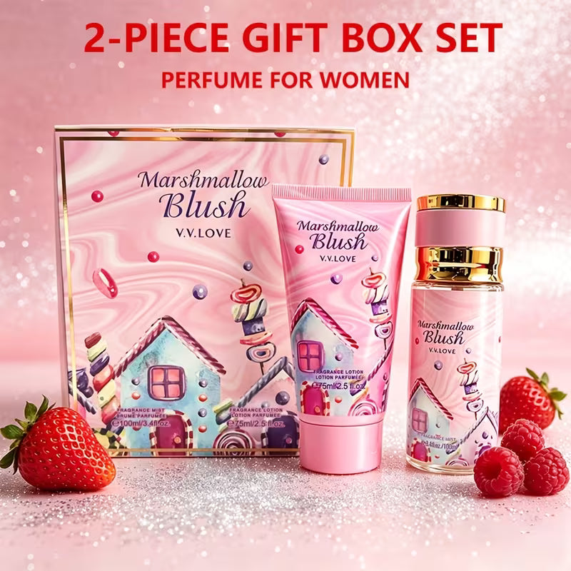 2pcs Marshmallow Blush Fragrance Care Set