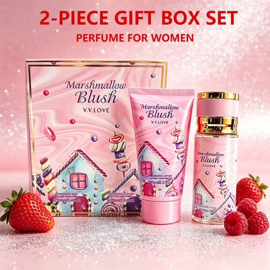 2pcs Marshmallow Blush Fragrance Care Set