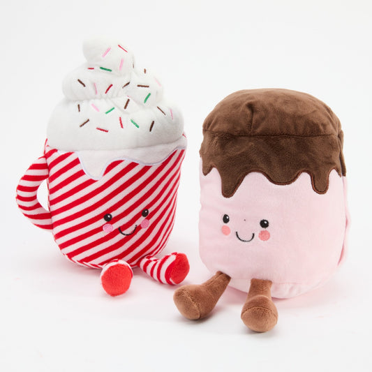 2 Pack Hot Chocolate & Marshmallow Microwaveable Hottie