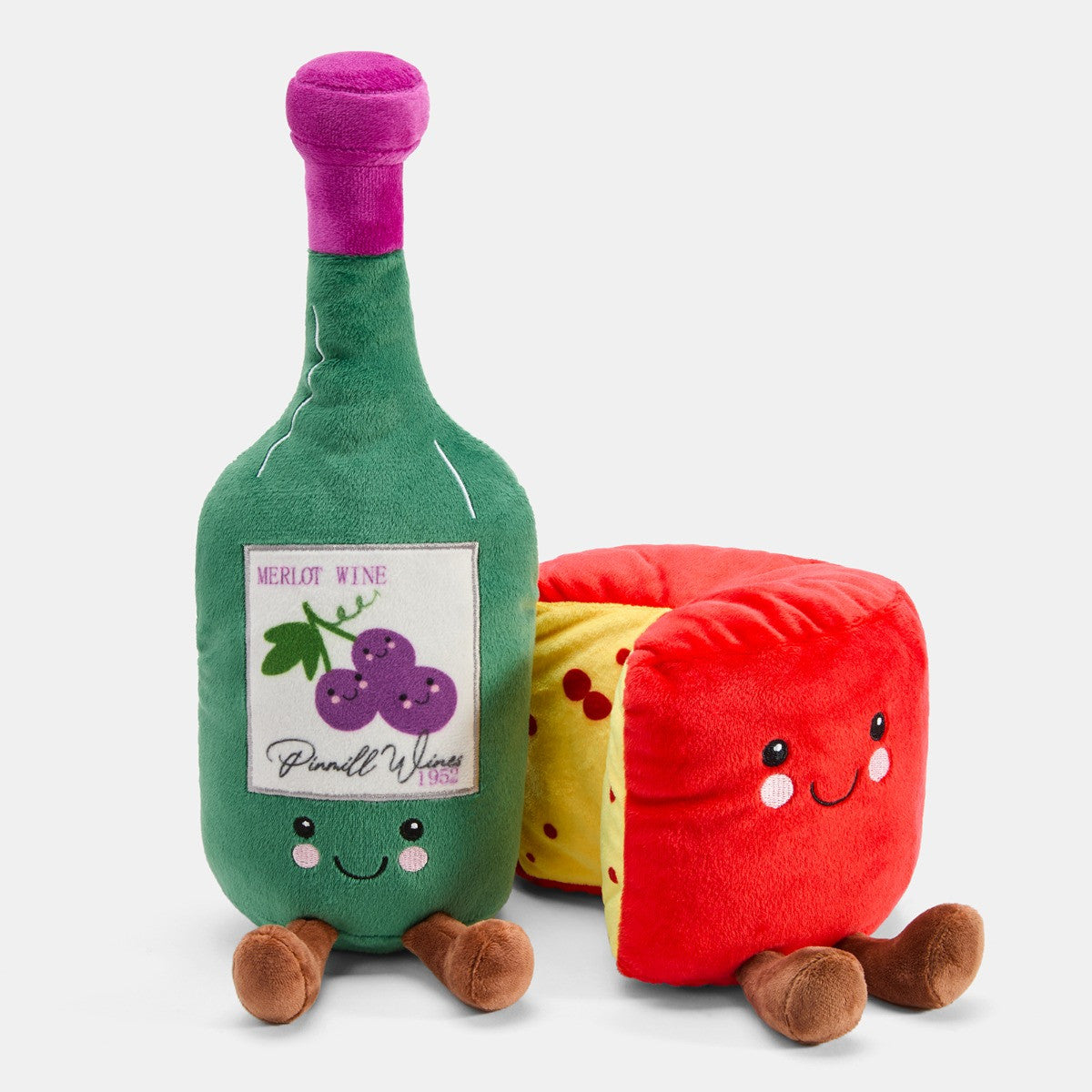 2 Pack Cheese & Wine Microwaveable Hottie