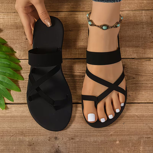 Women's Flat Sandals 6.5