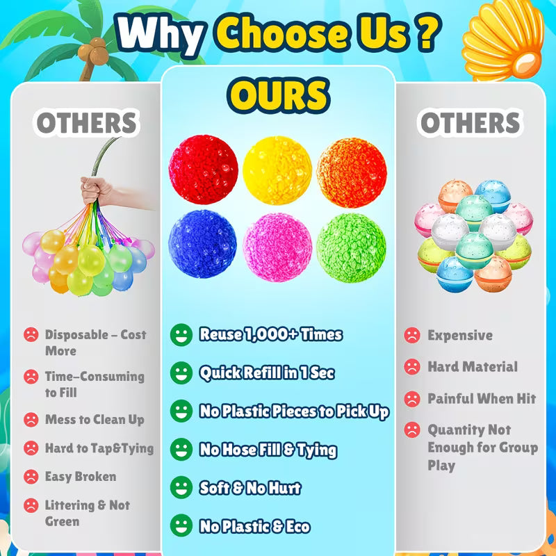 40 Sponge Water Balloon Set