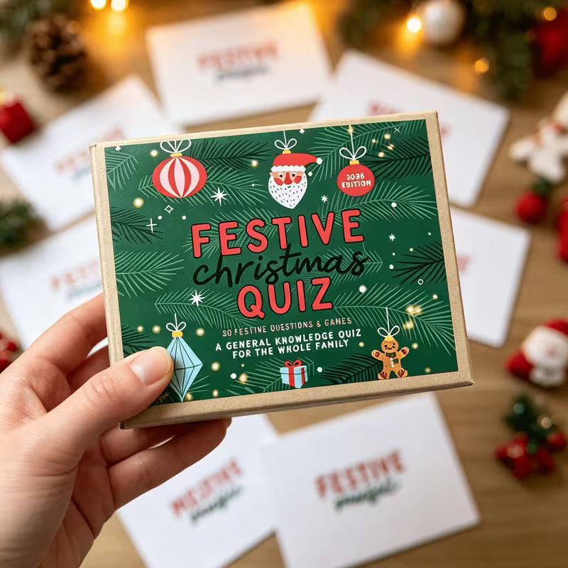 Christmas Party Icebreaker Quiz Cards