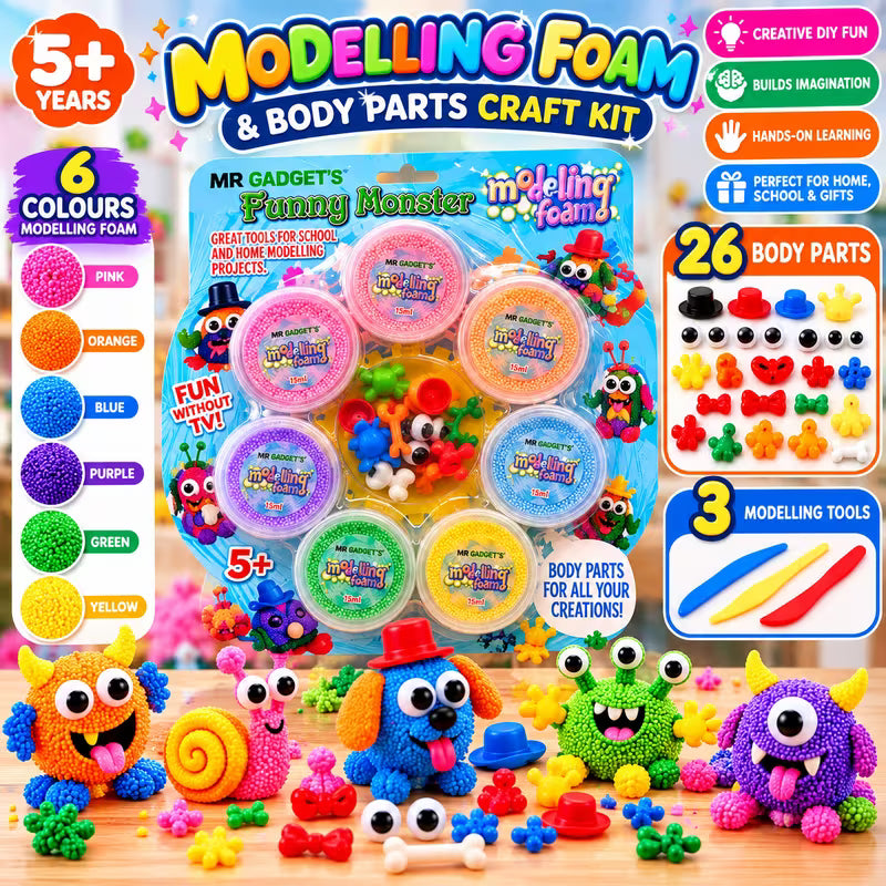 Kids Arts & Crafts Modelling Foam Kit