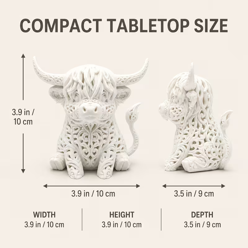 Highland Cow Lampshade
