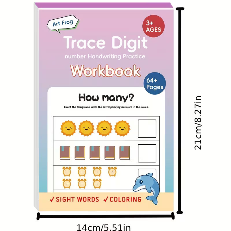 Preschool Math Workbook