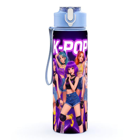 K Pop Plastic Water Bottle