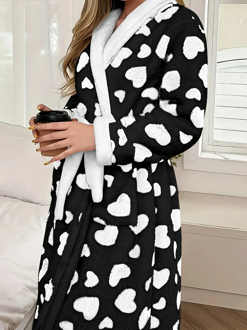 Women'S Plus Size Plush Robe