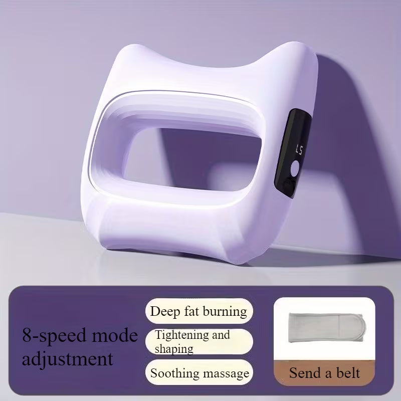 Portable Multifunctional Burning Fascia Ring Waist And Abdomen Burning Massager with Belt
