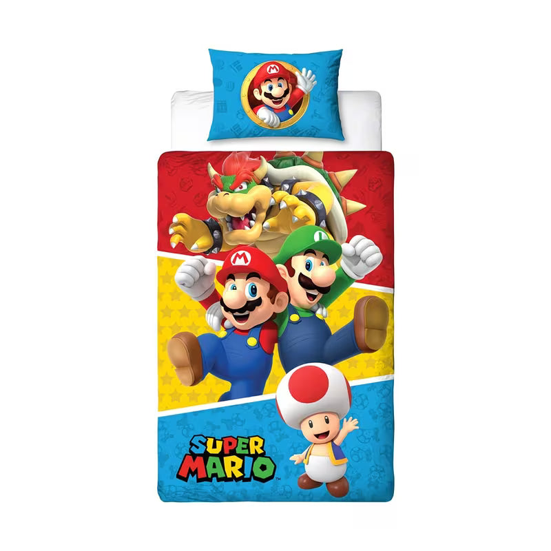 Mario Single Duvet Cover Set