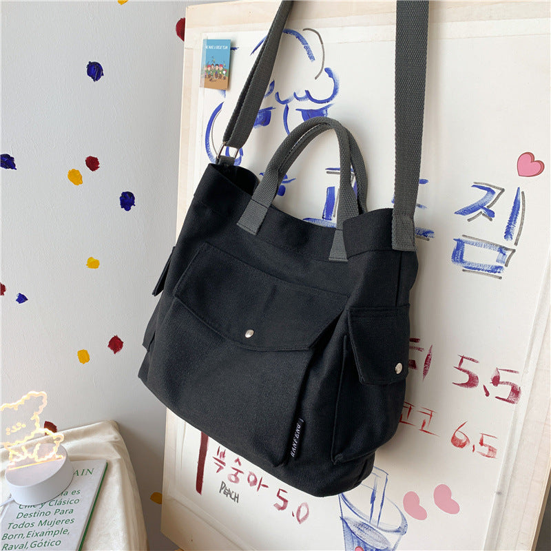 Ladies Large Capacity Niche Canvas Bag
