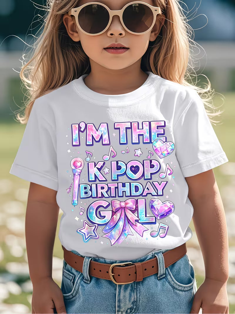 K-Pop Themed Children's Birthday T-shirt