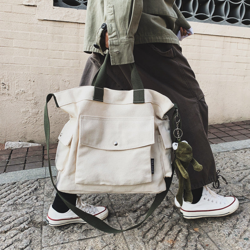 Ladies Large Capacity Niche Canvas Bag