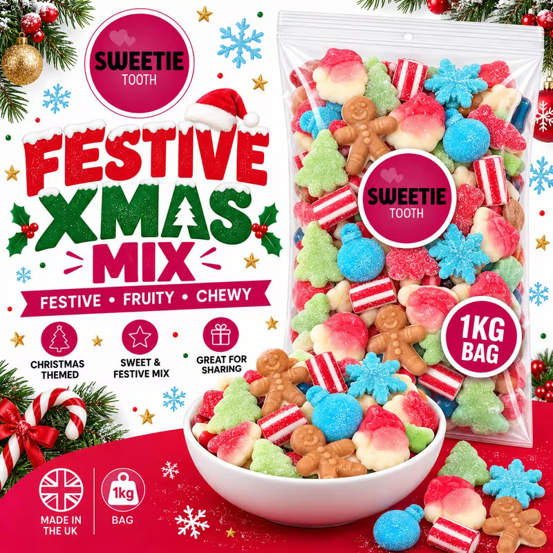 Festive Christmas Sweet Mix 1kg Bag