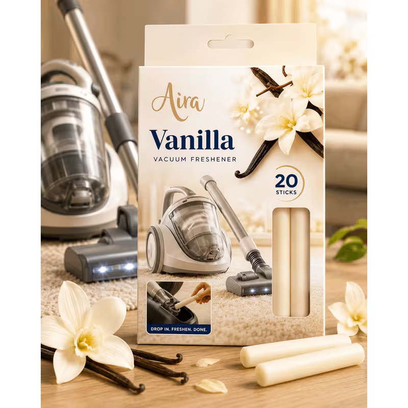 Vanilla Vacuum Cleaner Freshener Sticks