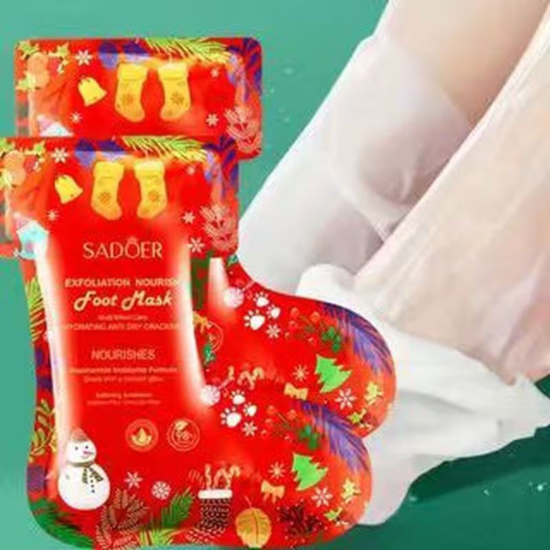 3pcs Christmas Series Foot Masks