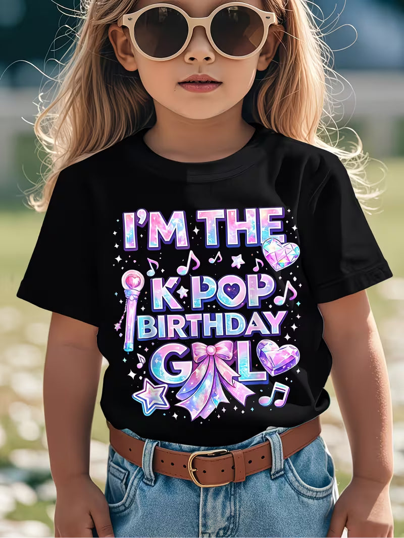 K-Pop Themed Children's Birthday T-shirt