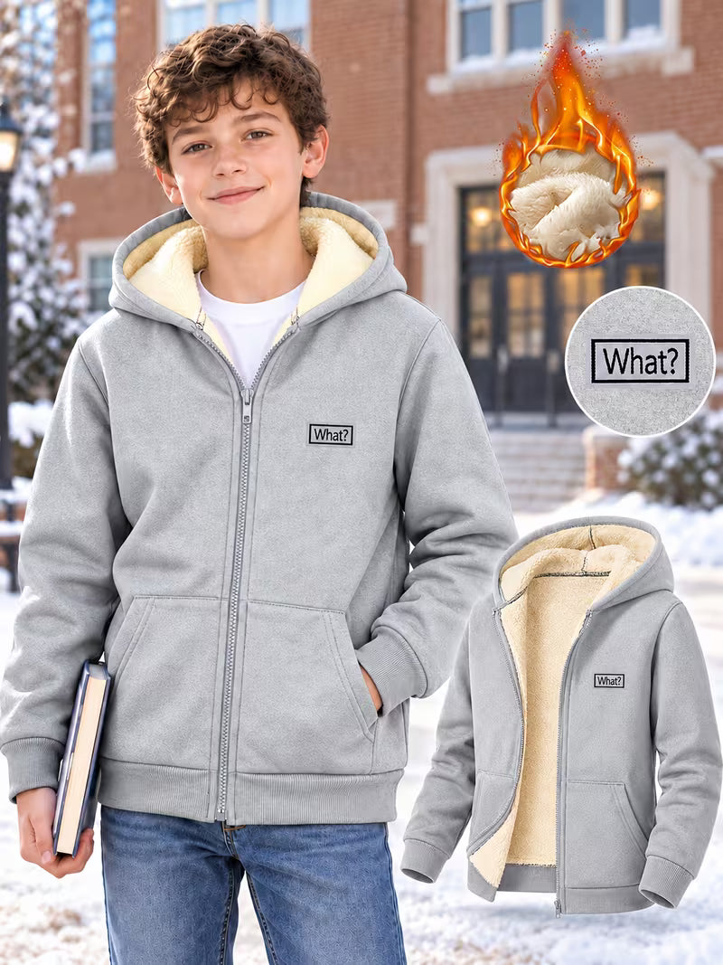 Boys' Thickened Warm Jacket