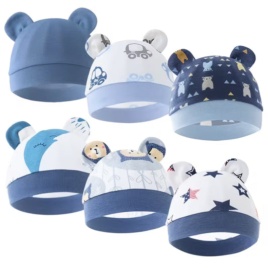 4 PC Newborn Hospital Hat