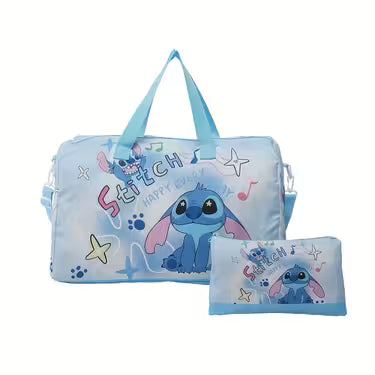 2pcs Set Lilo & Stitch Travel Bag