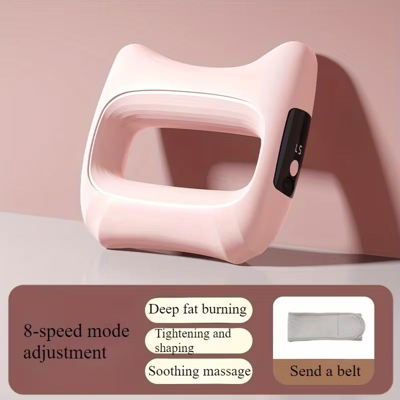 Portable Multifunctional Burning Fascia Ring Waist And Abdomen Burning Massager with Belt