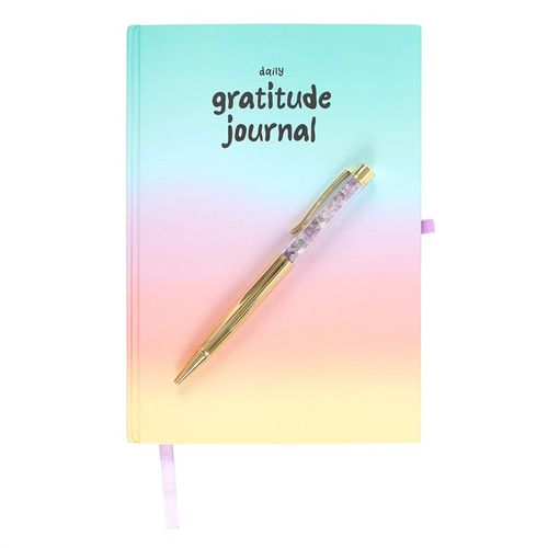 Gratitude Journal with Amethyst Pen