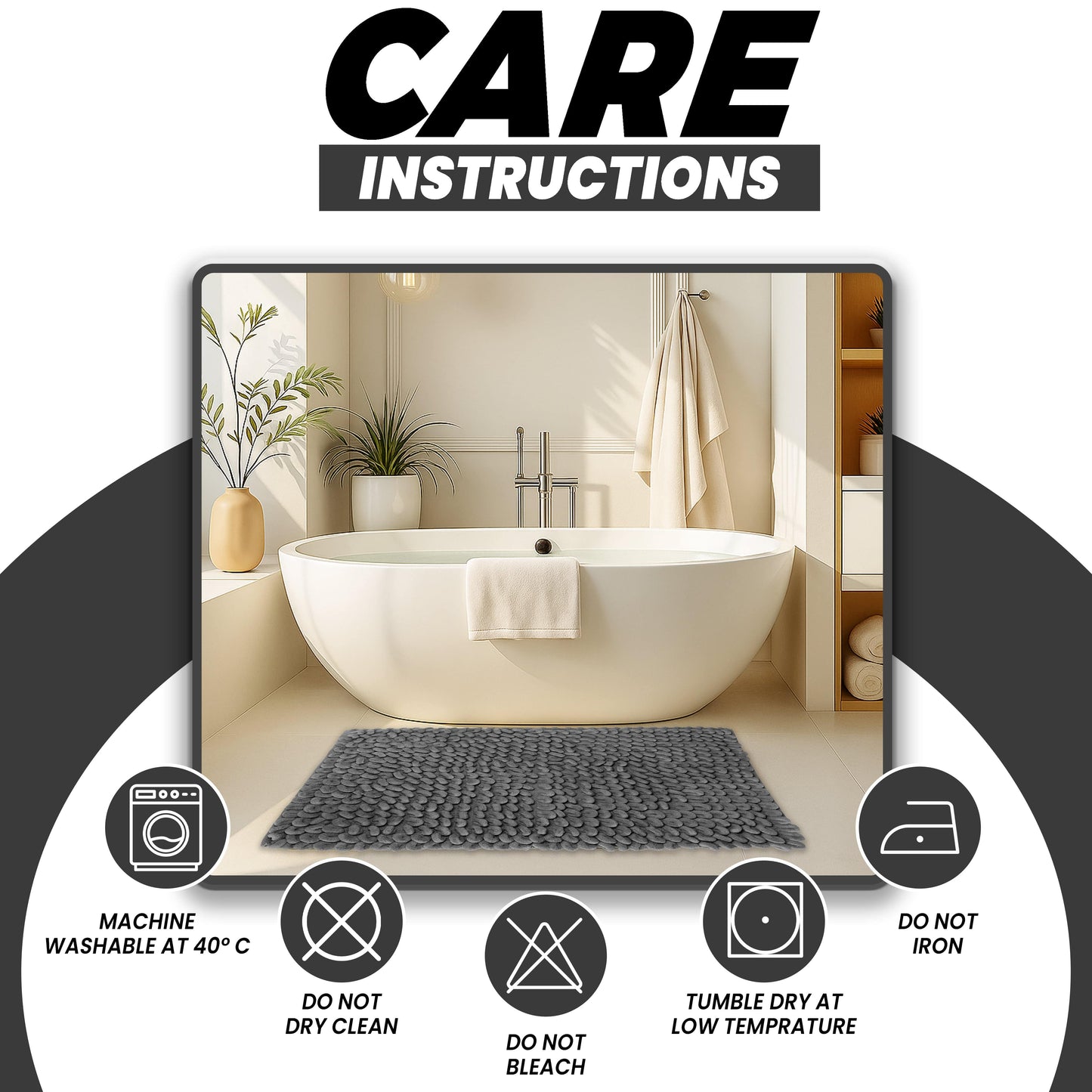 Jumbo Loop Bath Mat