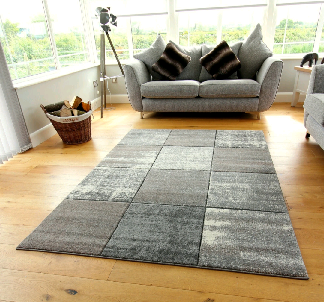 Modern Square Shadow Rug