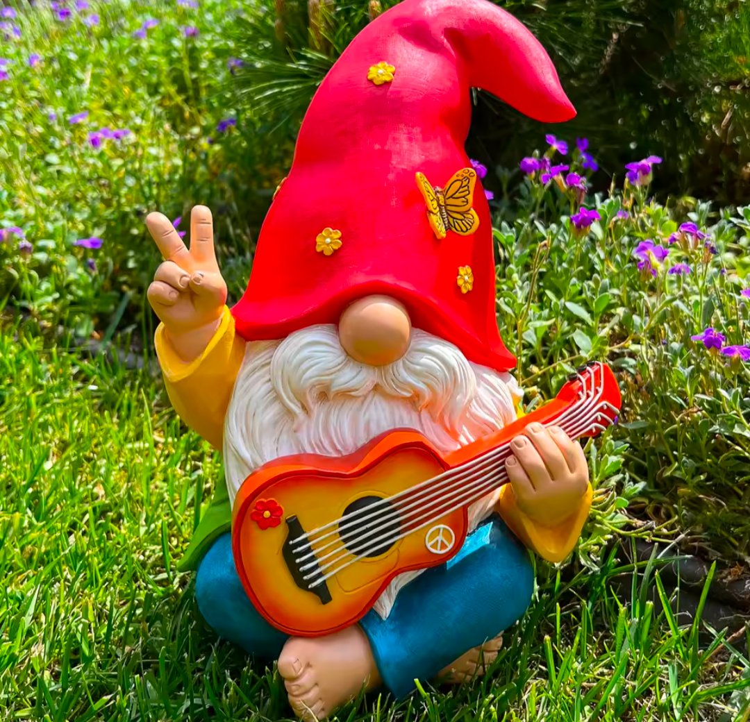 Fun Hippy Gnome Ornament