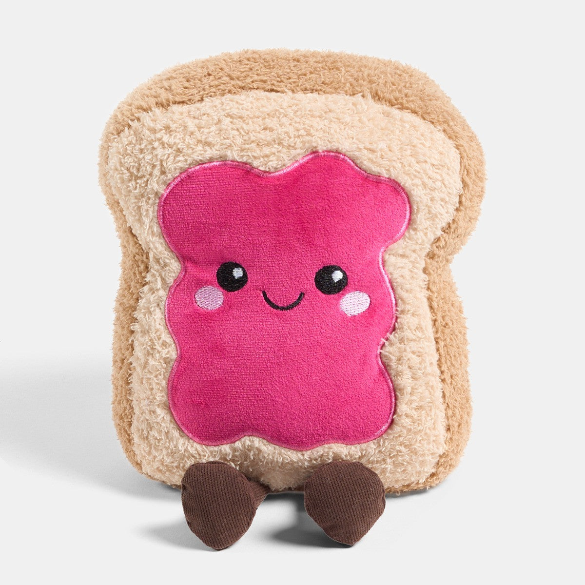Rosie The Jam Toast Cushion - Hot Pink/Natural