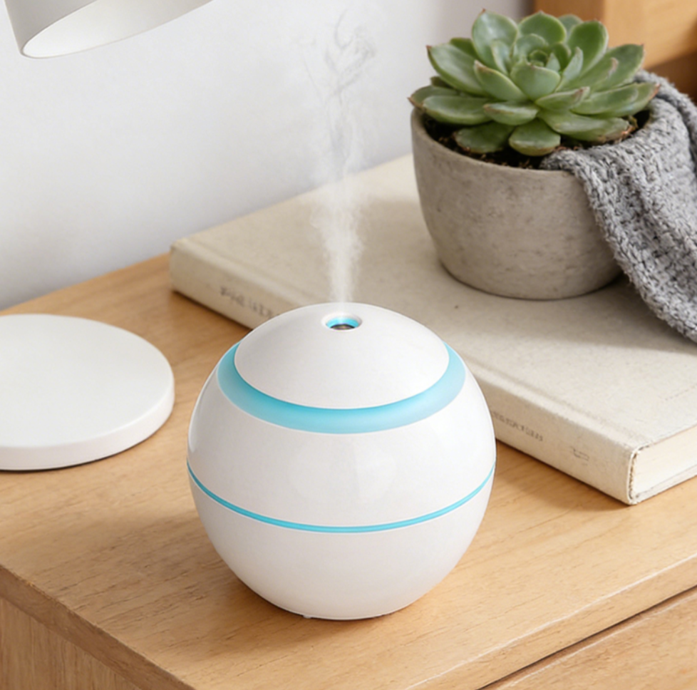 200mL Aroma Mist Diffuser with Soft Light Jasmine Fragrance Oil