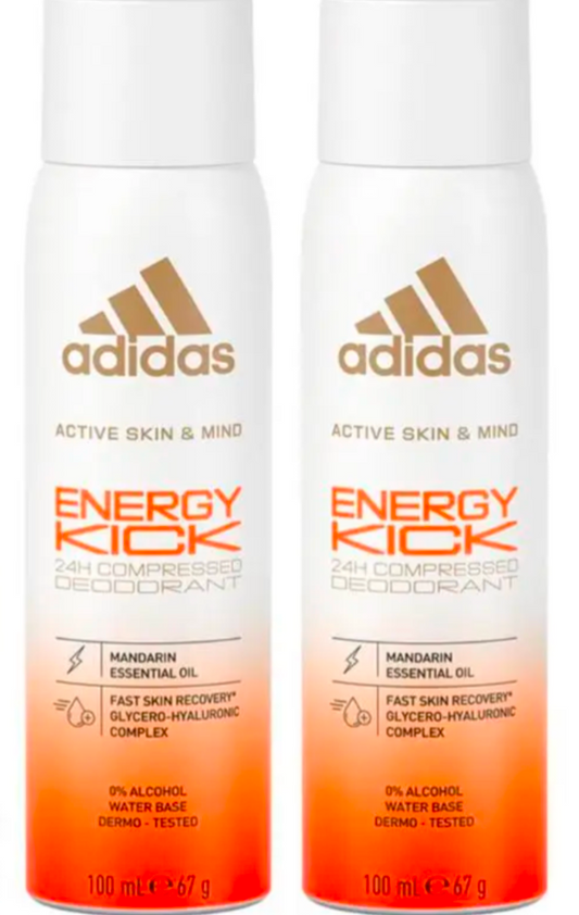 Adidas Kick Start Deodorant x2