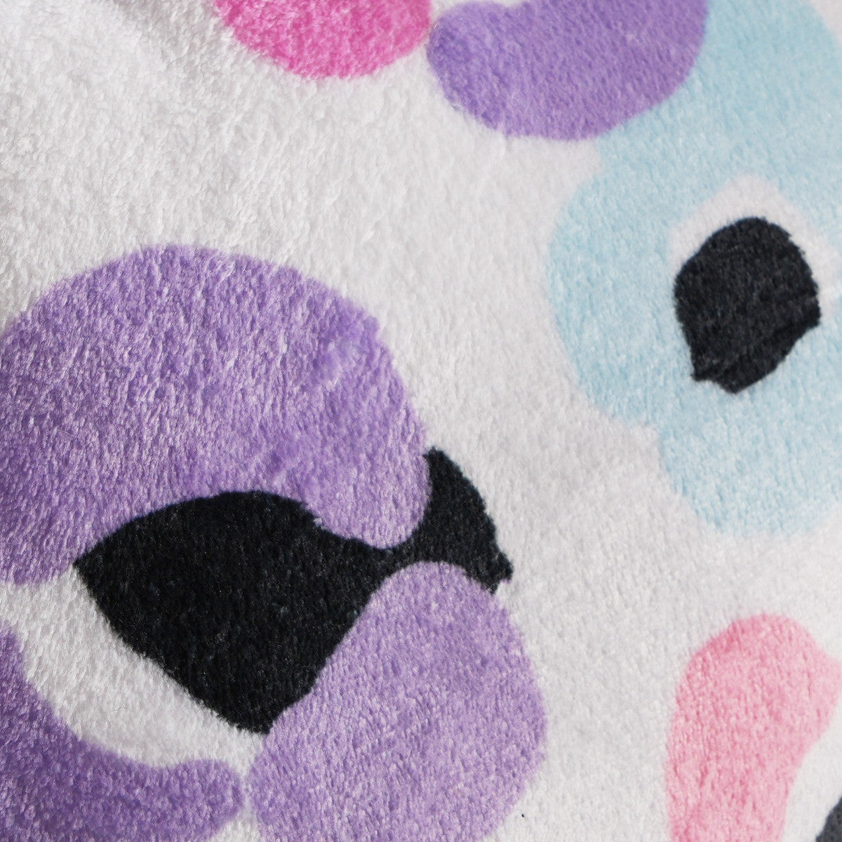 Kids Leopard Fleece Cuddle Cushion - Multi